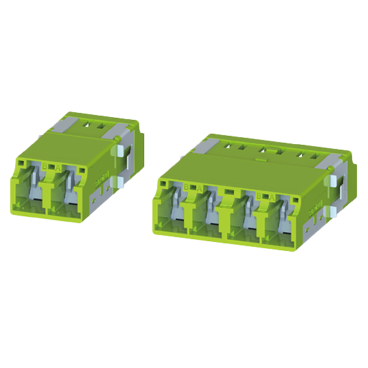 LC 緊湊型雙/四聯(lián)內(nèi)置蓋適配器